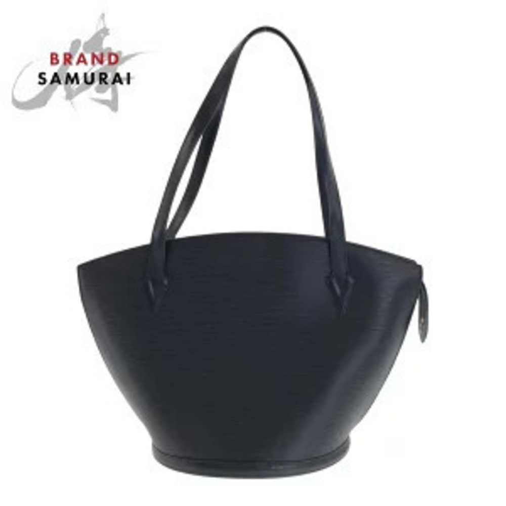 Louis Vuitton Epi Saint Jacques Black Leather Tote Bag Shoulder